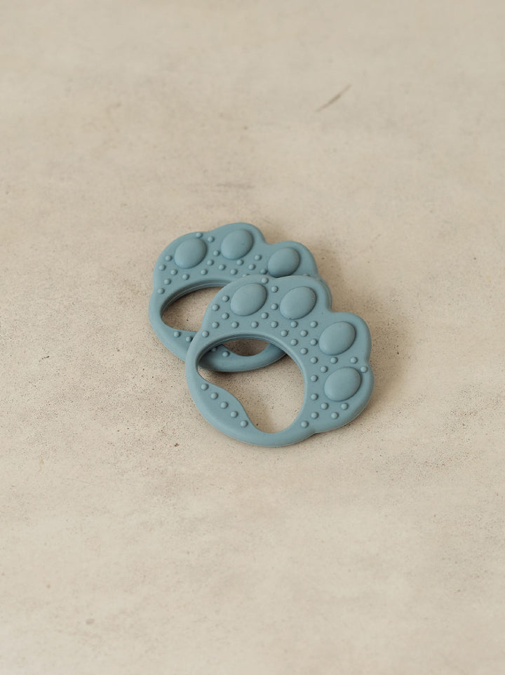 Baby Doggy-shaped Teethers - Ocean Blue - set of two

