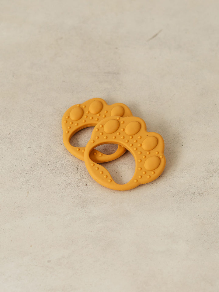 Baby Doggy-shaped Teethers - Yellow - set of two