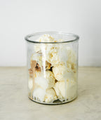 Glass ice cream jar/vase