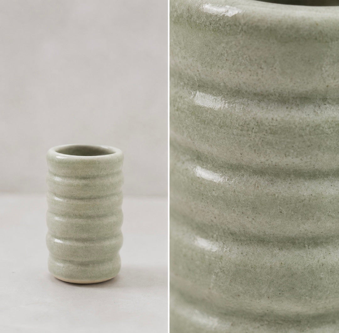 Ribbed Ceramic Toothpick Holders