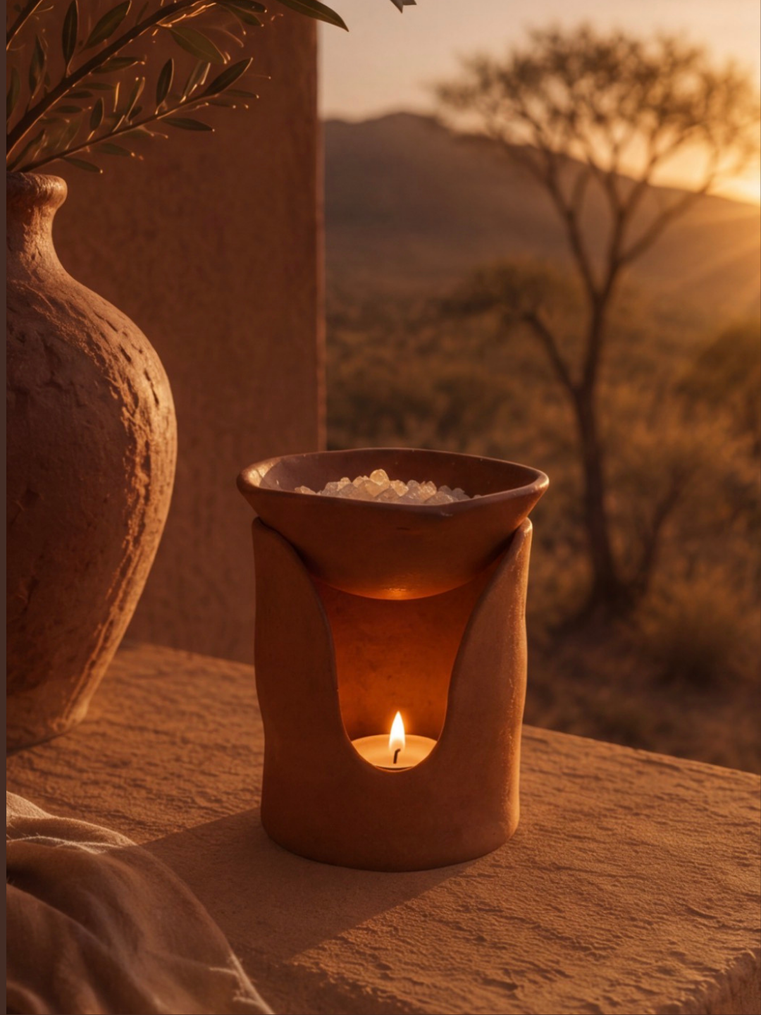 Handmade Terracotta Oil Burner