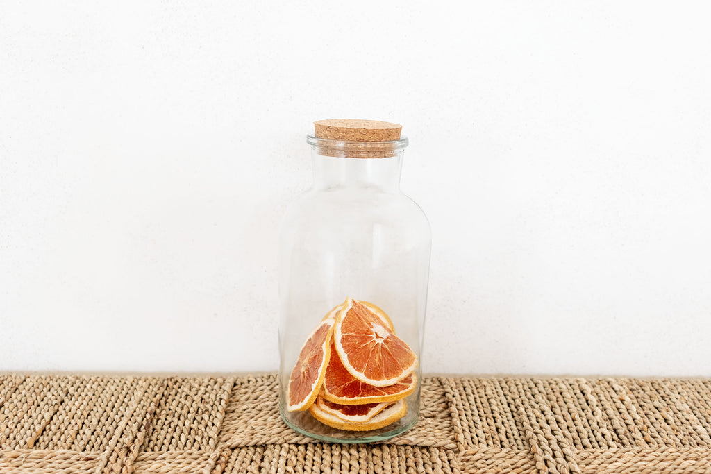 Glass Cork Jug 1L