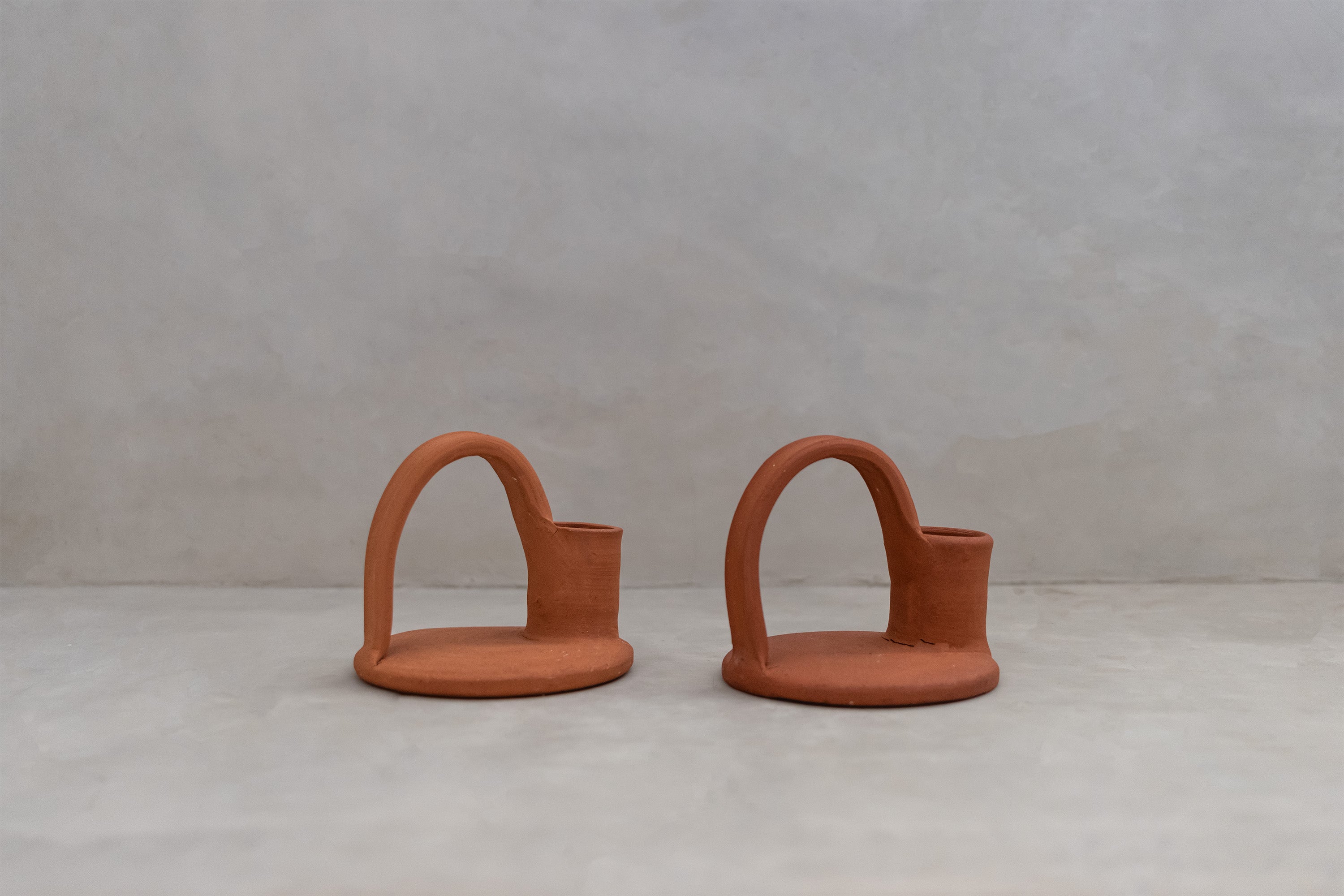 Arch candle holders