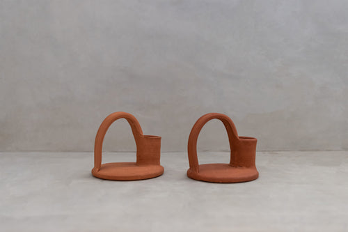Arch candle holders