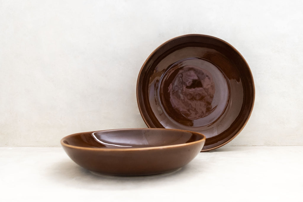Cafe stone salad bowl