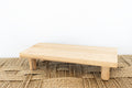 Footed Rectangle Oak Stand