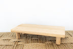 Footed Rectangle Oak Stand