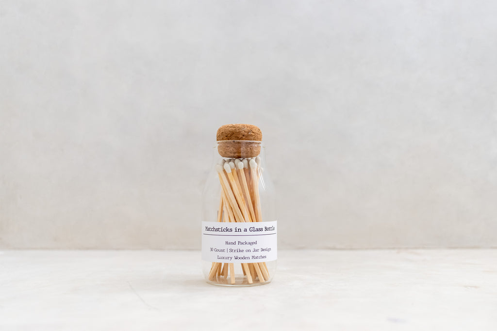 Mini luxury wooden matches (30 count)