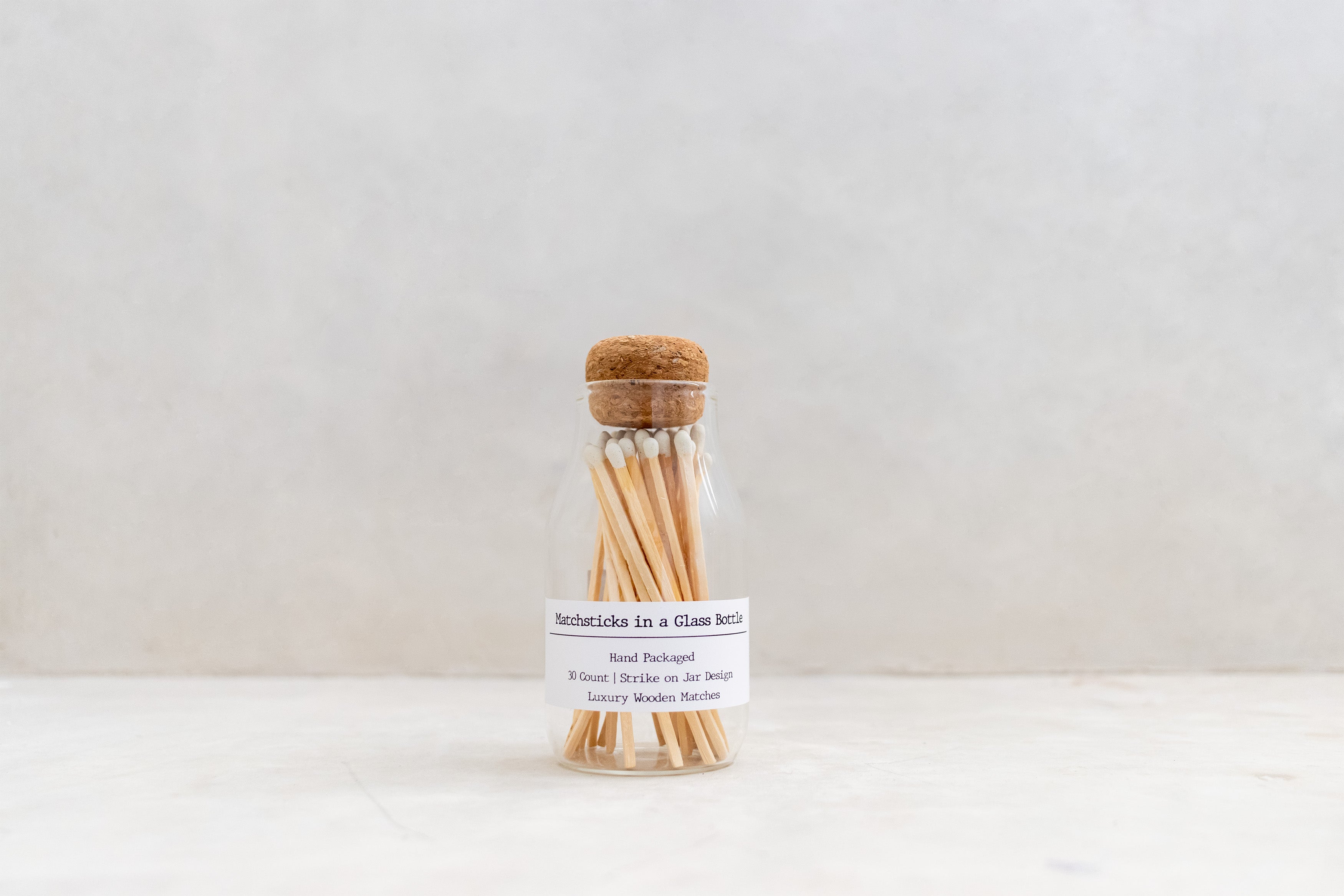 Mini luxury wooden matches (30 count)