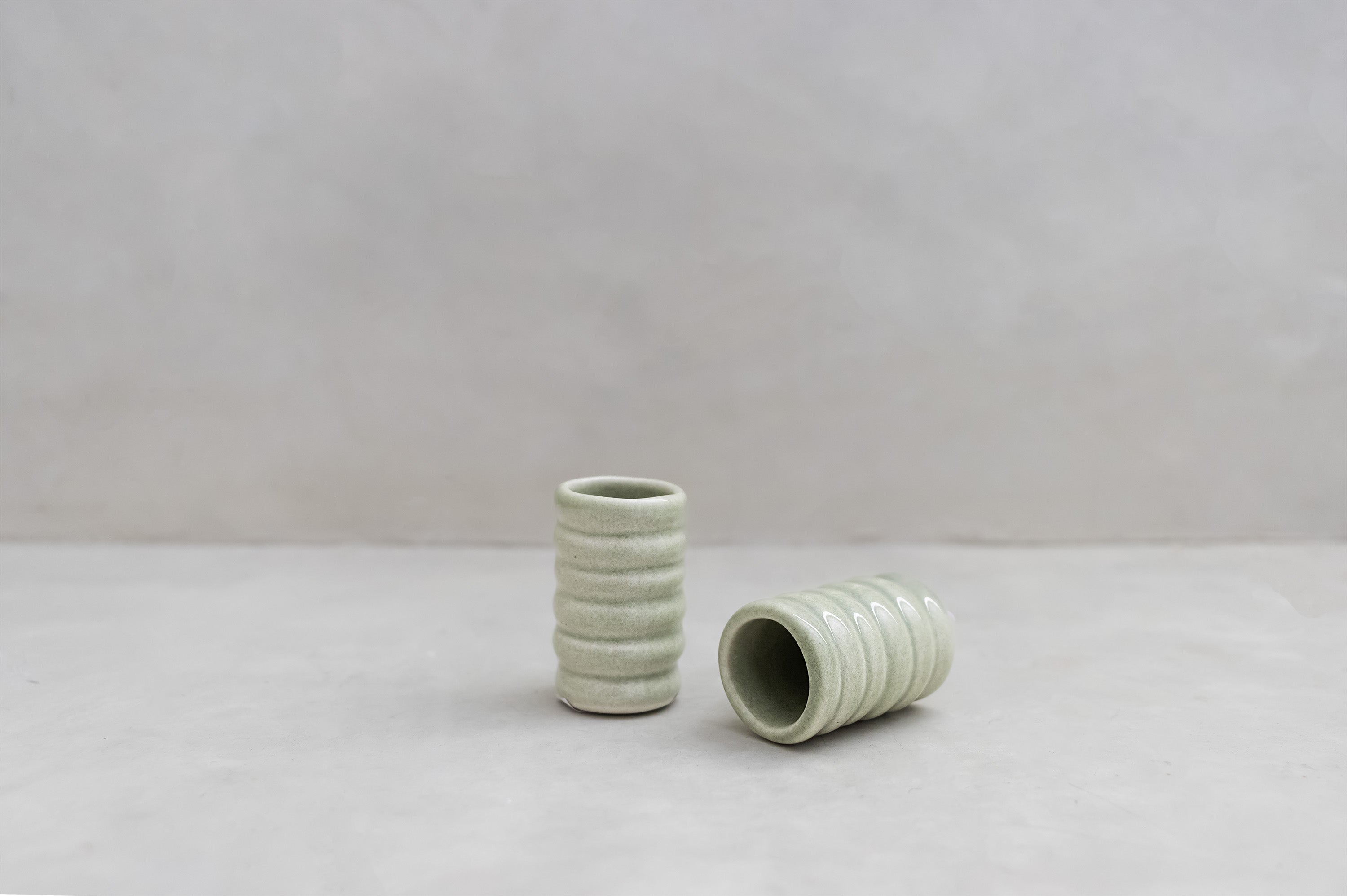 Ribbed Ceramic Toothpick Holders