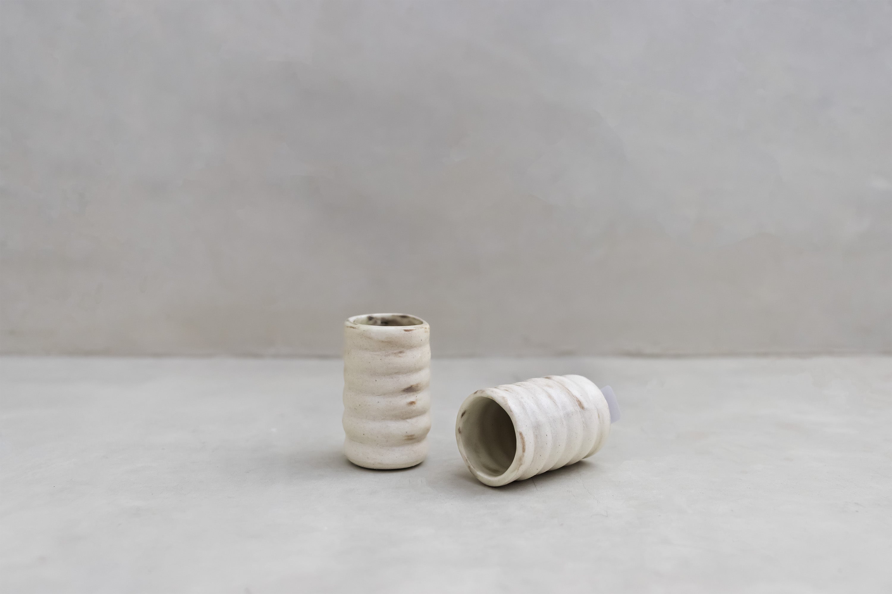 Ribbed Ceramic Toothpick Holders