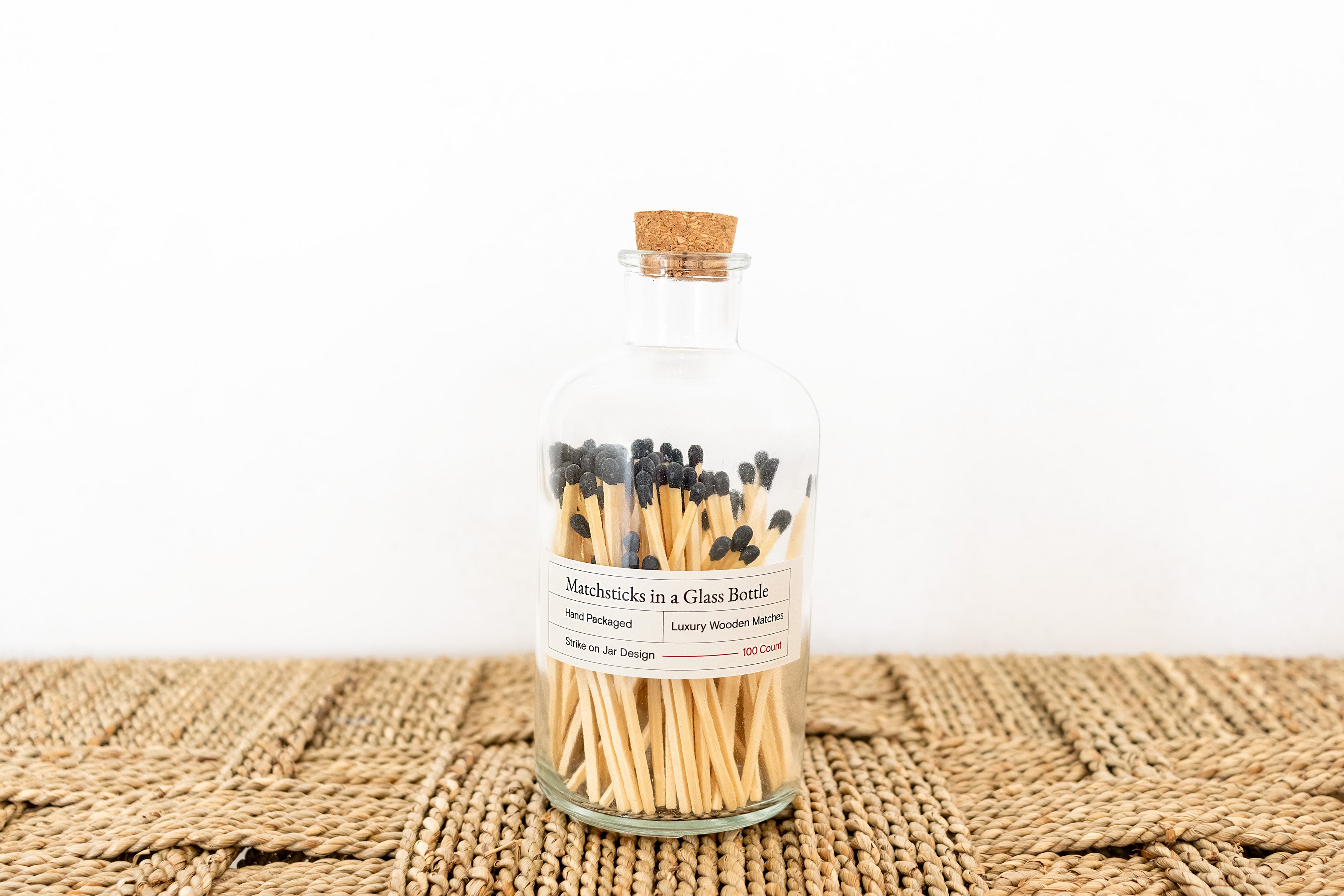 Long luxury wooden matches (100 count)