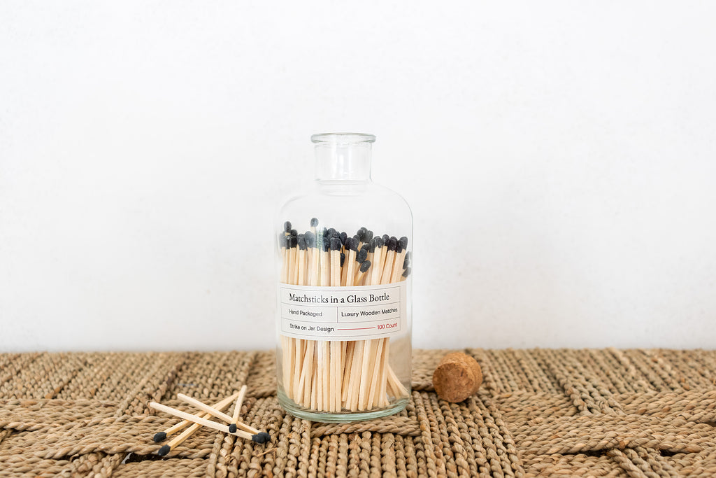 Long luxury wooden matches (100 count)