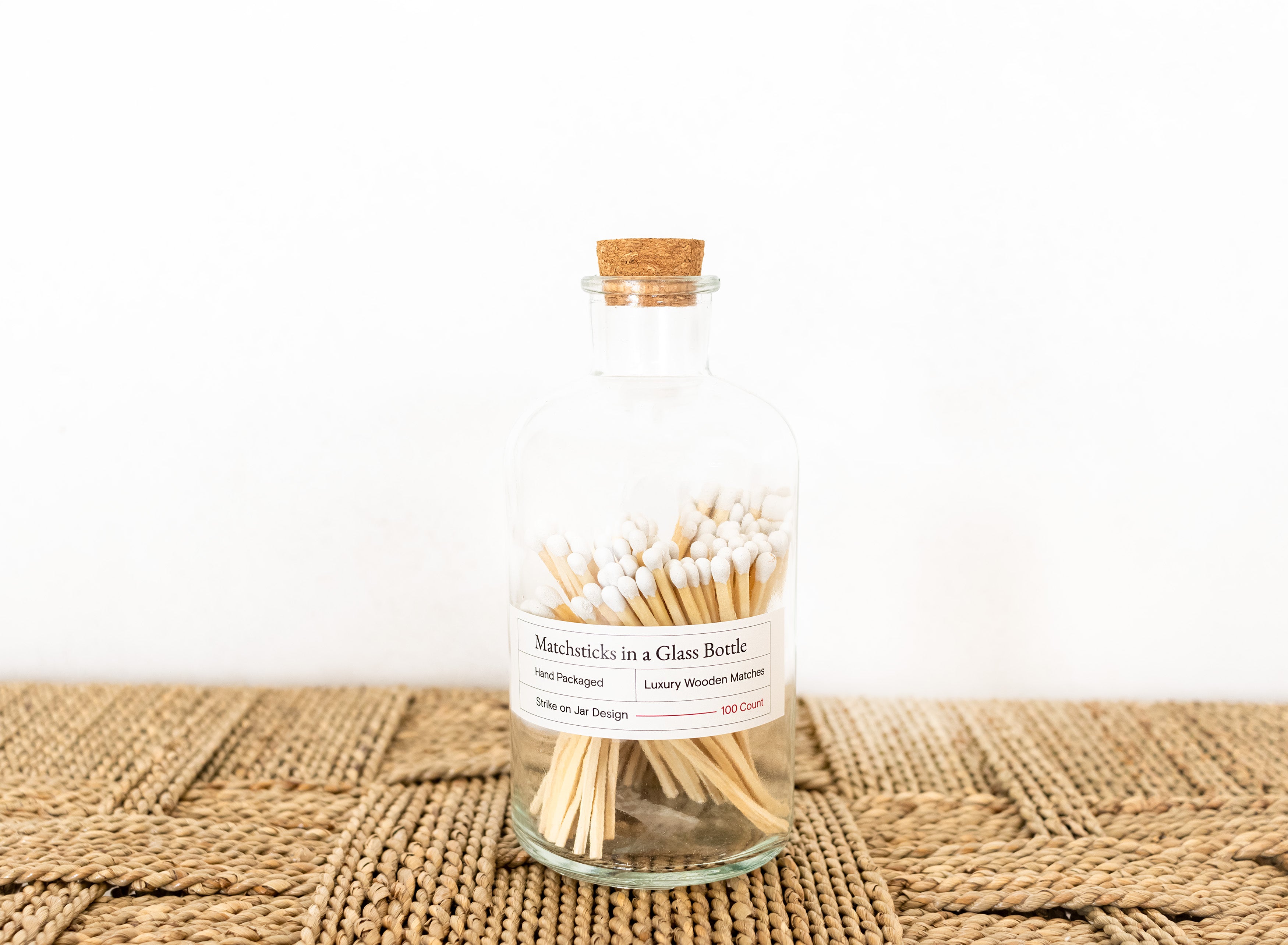 Long luxury wooden matches (100 count)