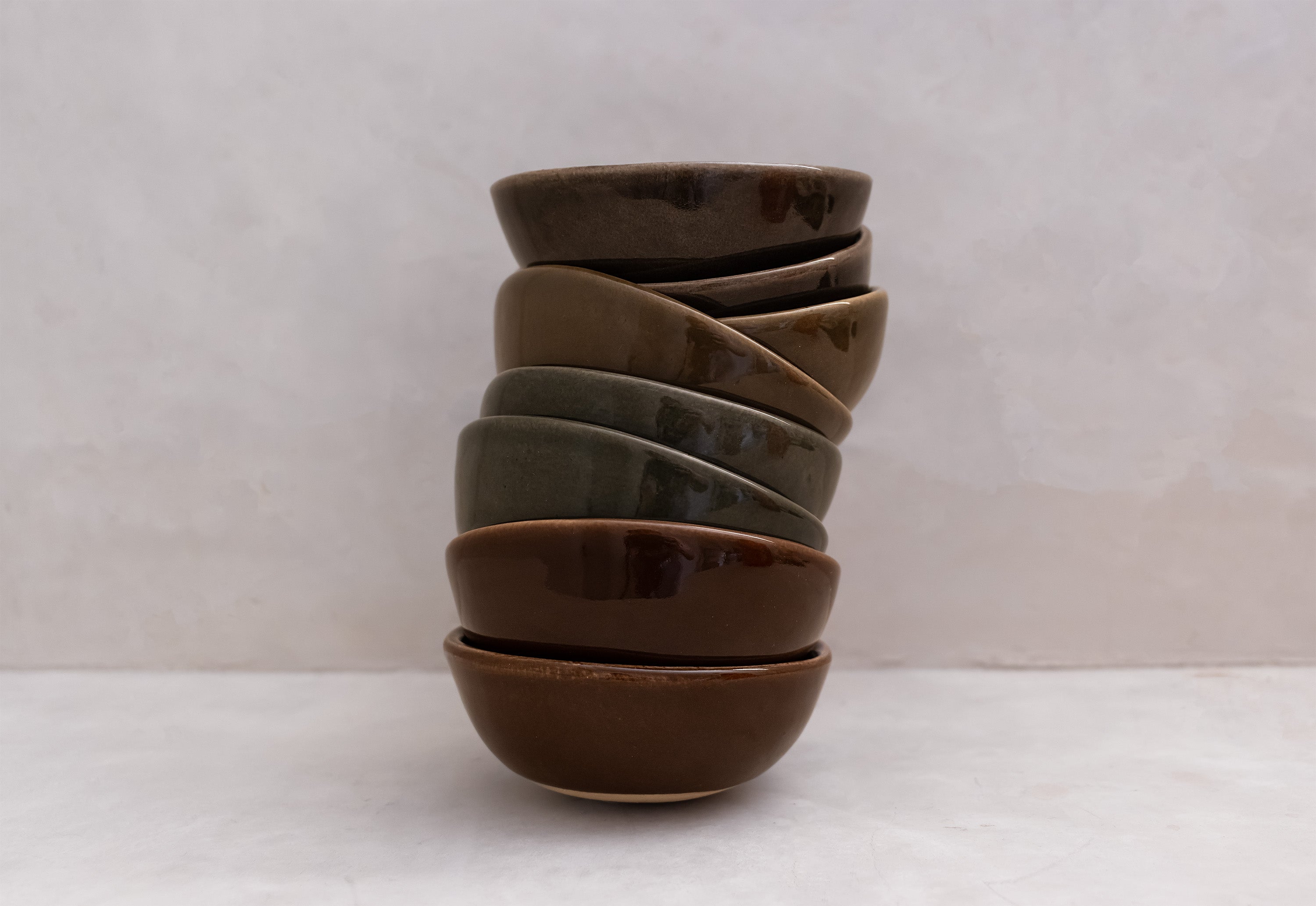 Ceramic melon bowls