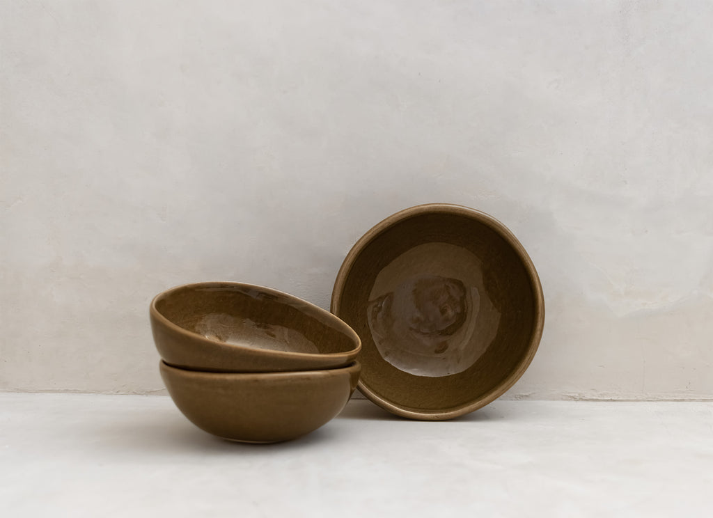 Ceramic melon bowls