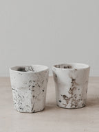 Espresso ceramic stone cup  (set of 2)
