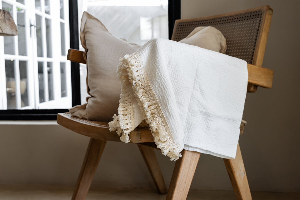 Baby Frilled Cotton Muslins