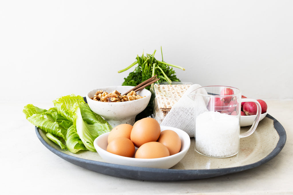 Full Seder Plate