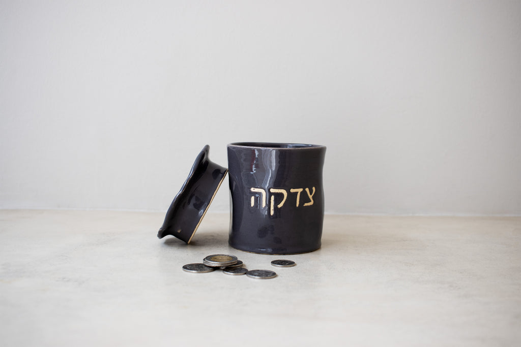 Ceramic Tzedaka Money Box