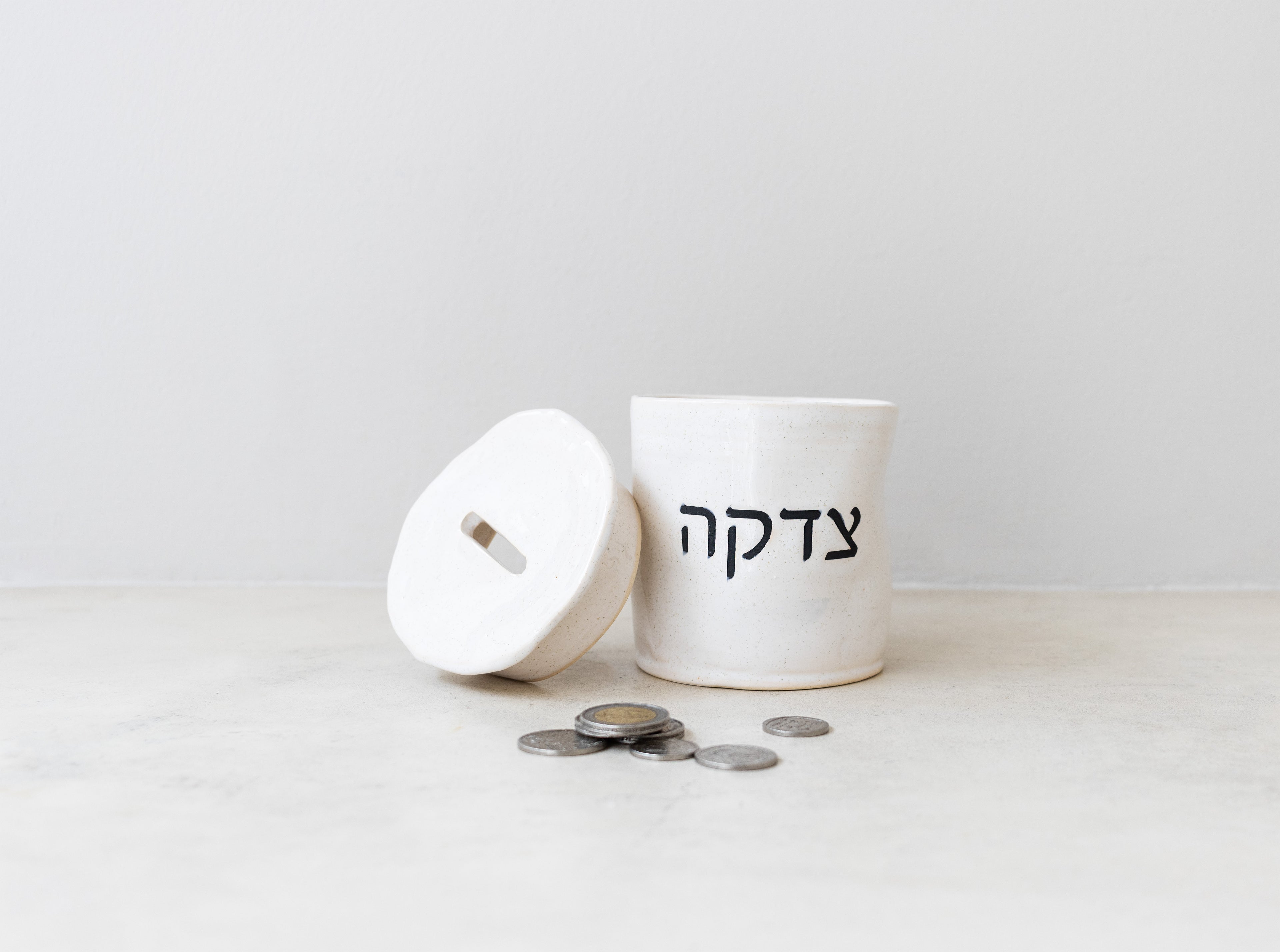 Ceramic Tzedaka Money Box