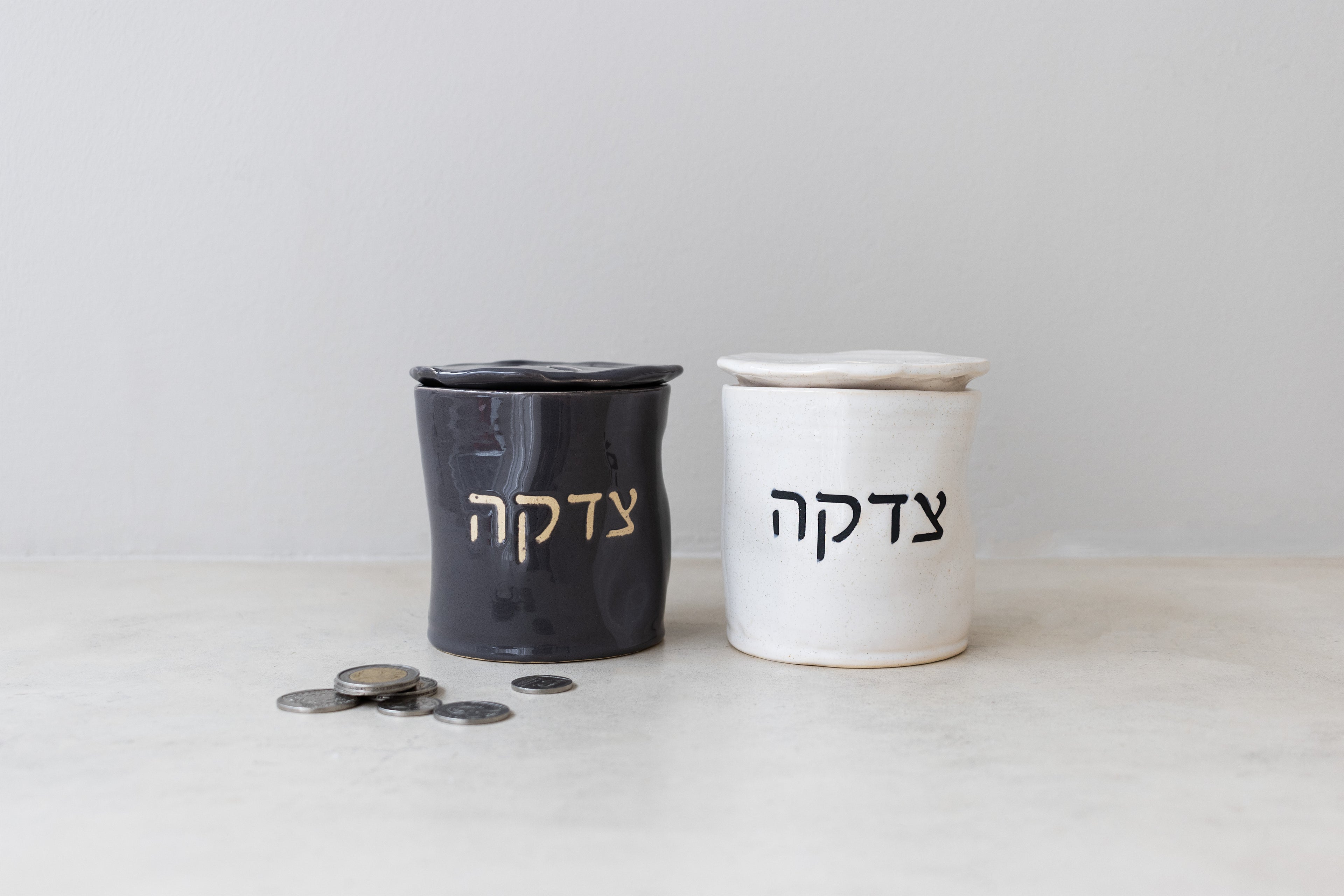 Ceramic Tzedaka Money Box