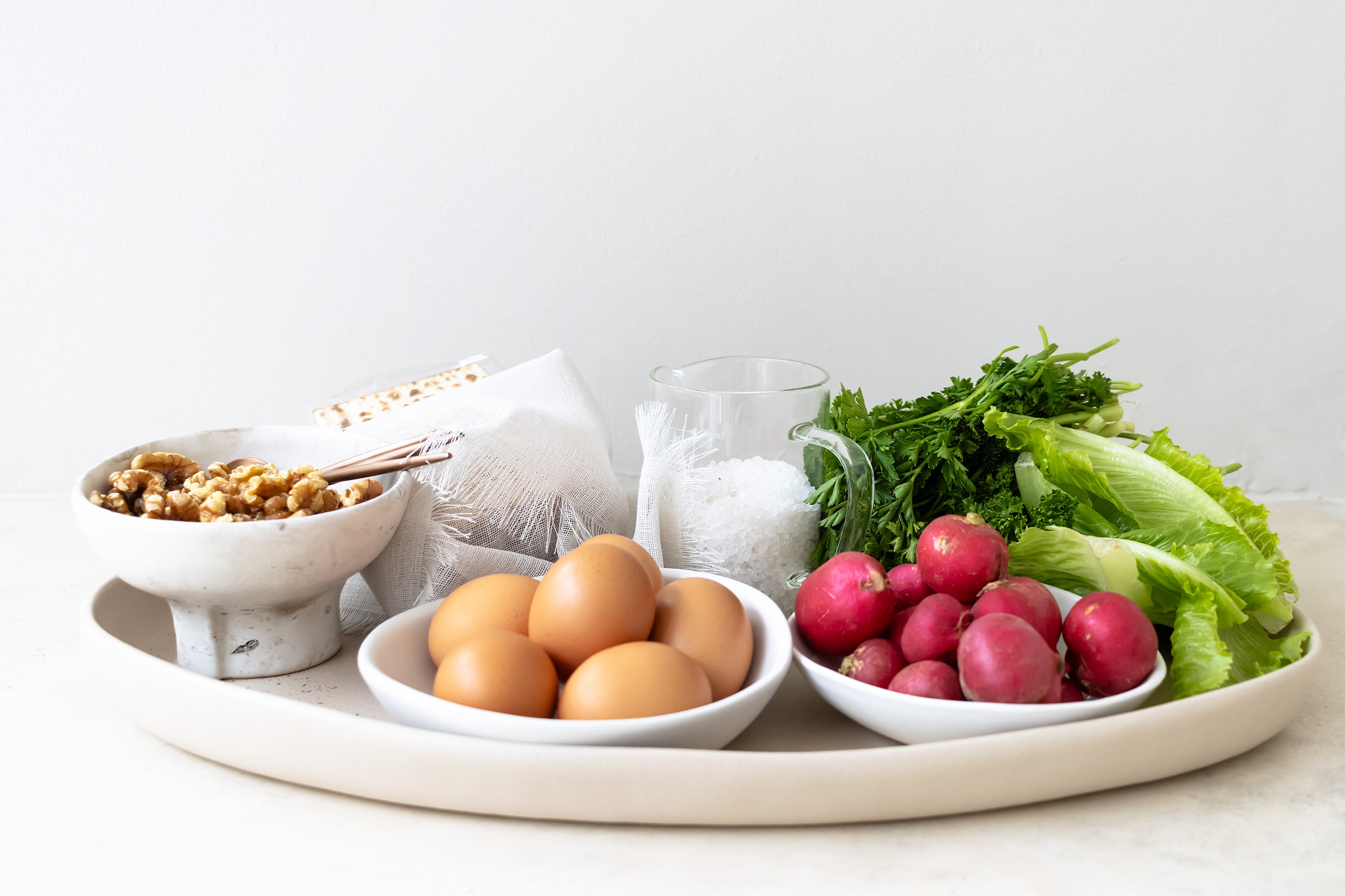 Full Seder Plate