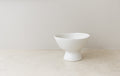 Ceramic clay-footed bowl