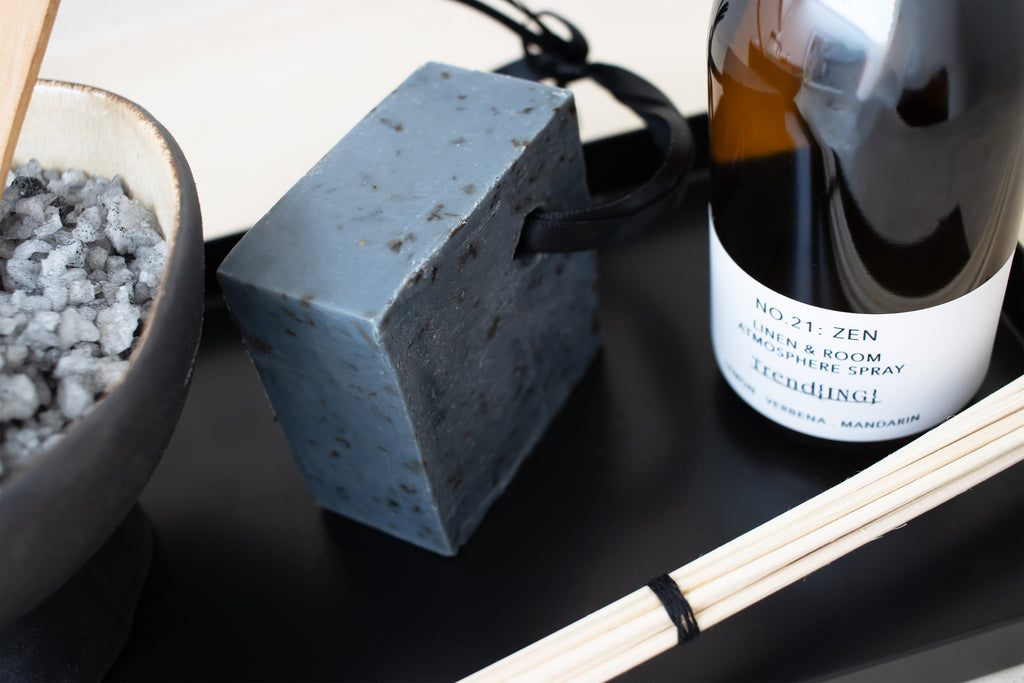 Gift of Zen on a steel tray