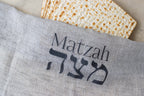Linen matzah cover