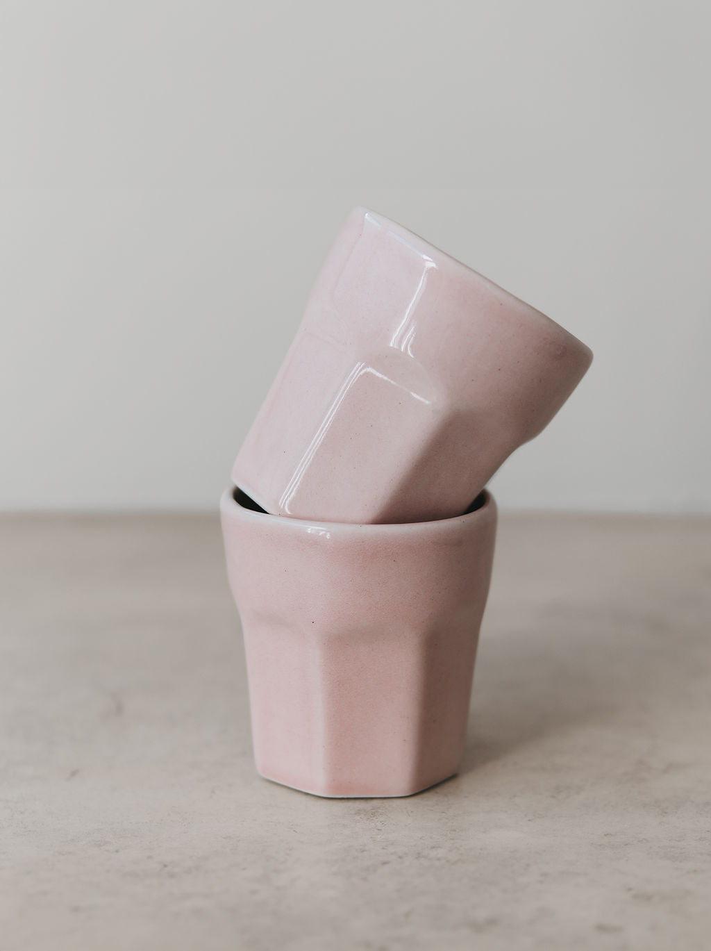 Espresso ceramic stone cup  (set of 2)
