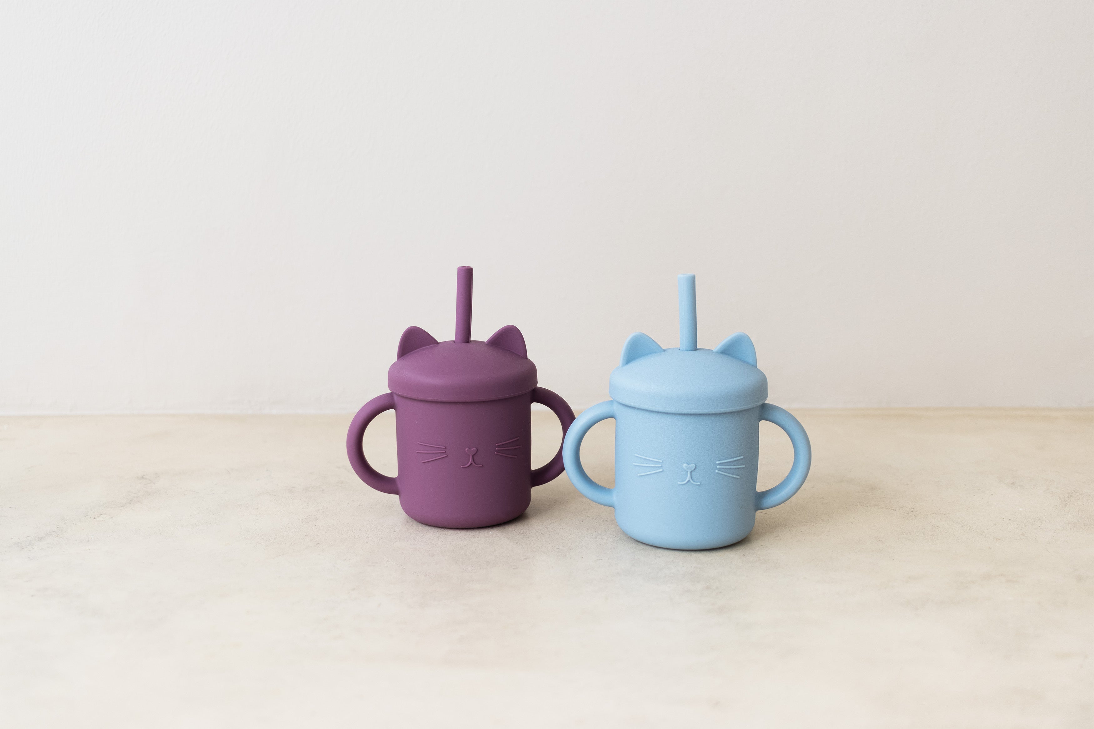 Silicone cat sippy cups