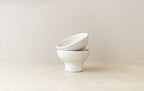 Ceramic clay-footed bowl