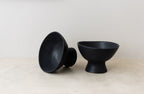 Ceramic clay-footed bowl