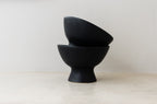Ceramic clay-footed bowl