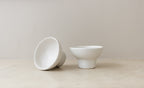 Ceramic clay-footed bowl