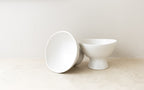 Ceramic clay-footed bowl