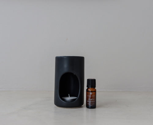 Ceramic candle oil burner
