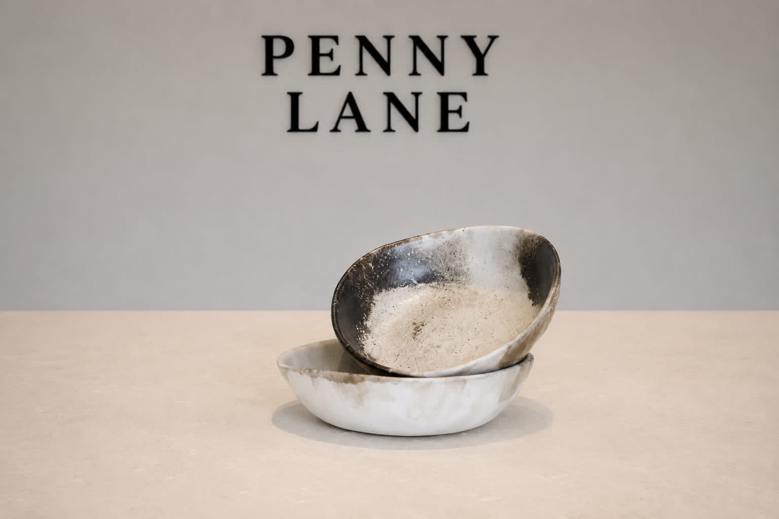 Pebble dip bowls