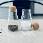 Nordic glass storage jars