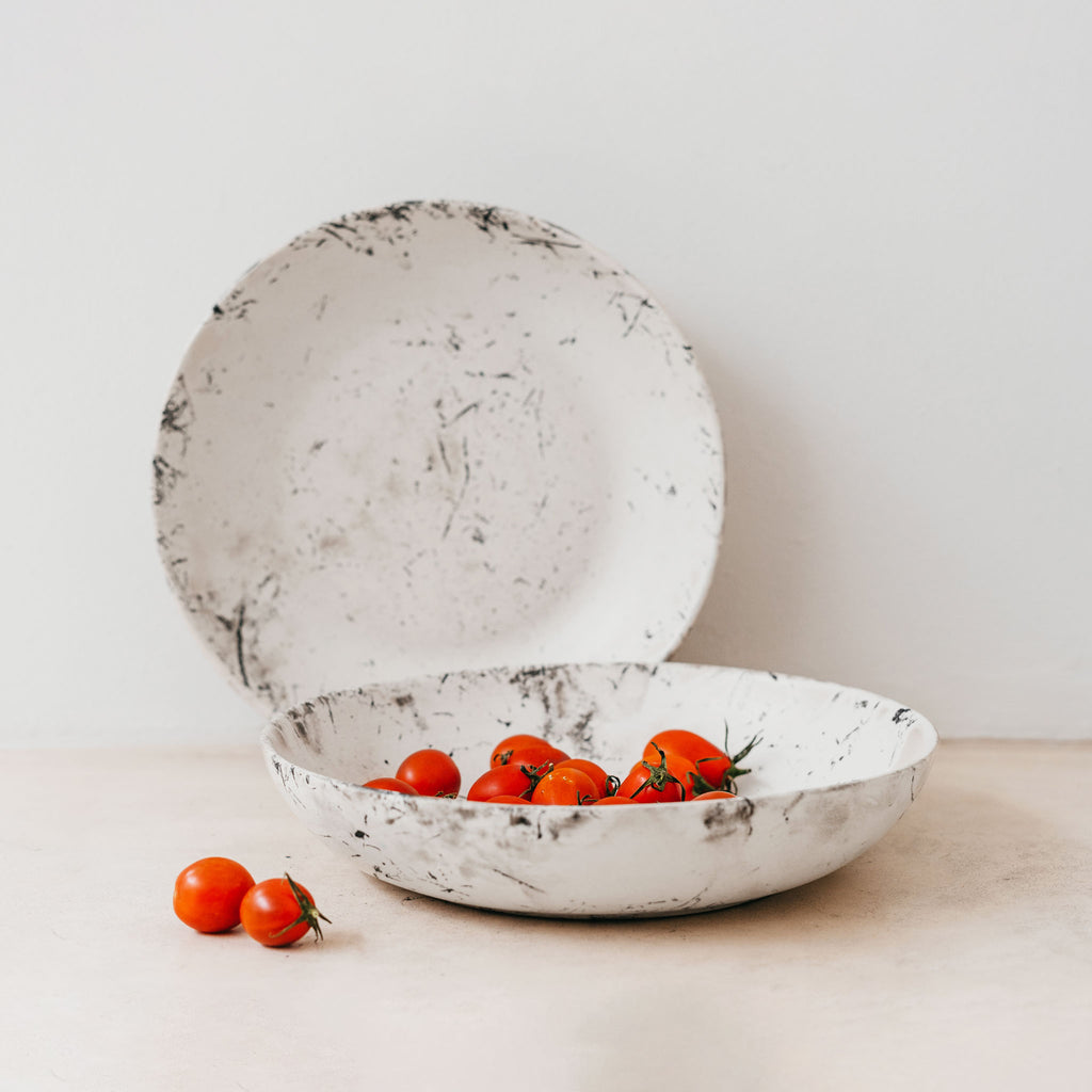 Stone pasta bowl