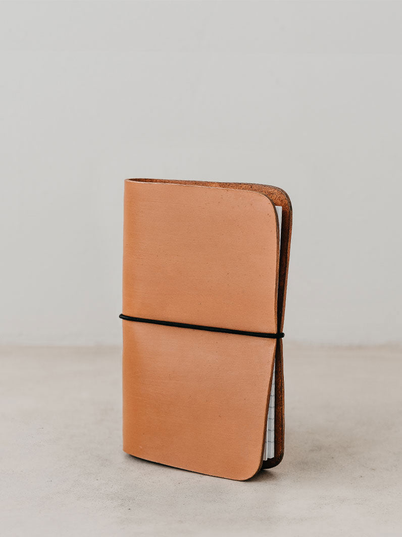 Handcrafted endless leather notebook