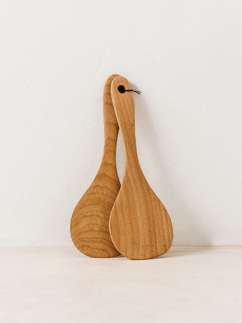 Walnut salad servers (small - set of 2)