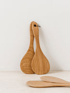 Walnut salad servers (small - set of 2)