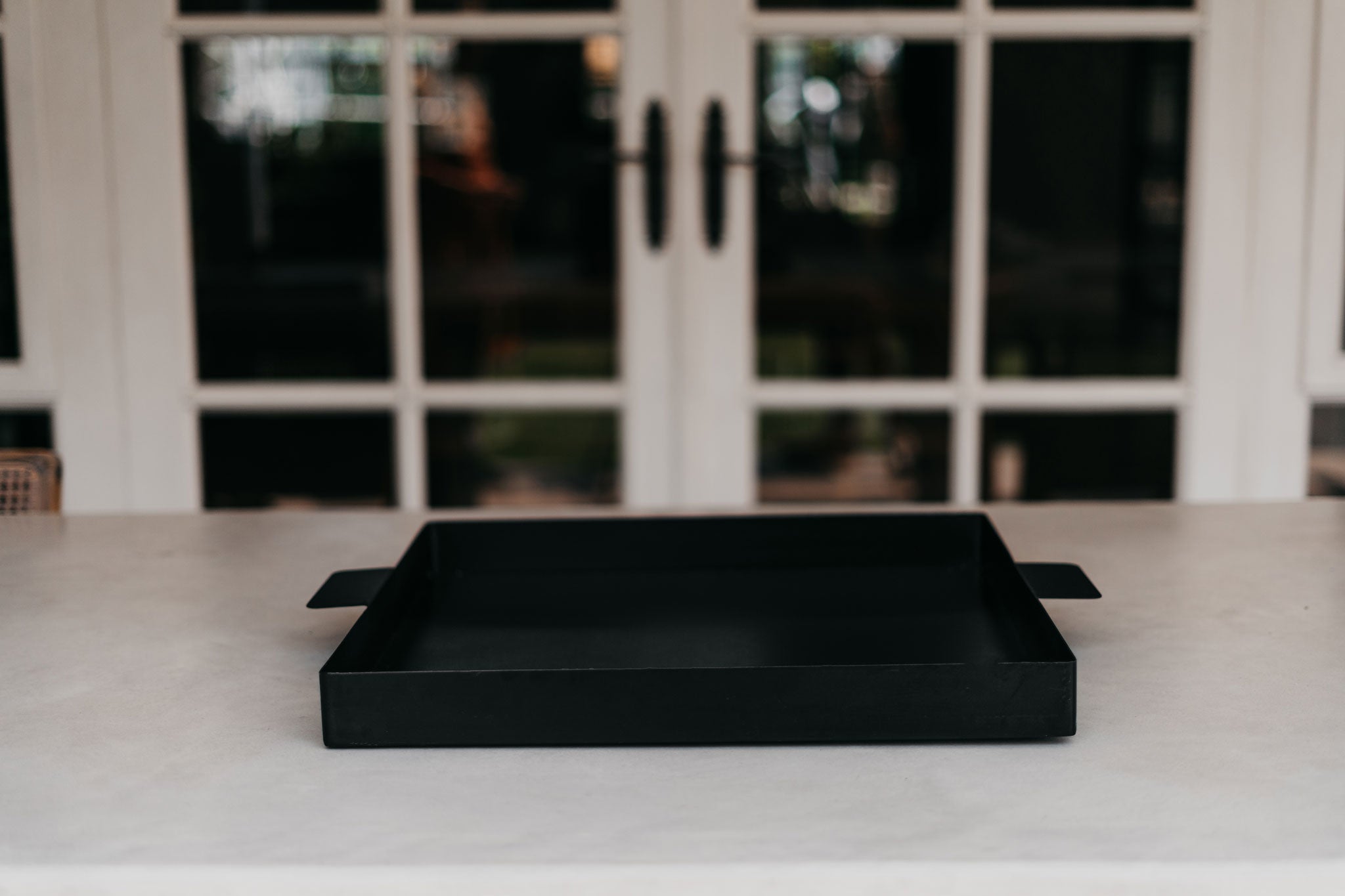 Steel tray for organisation