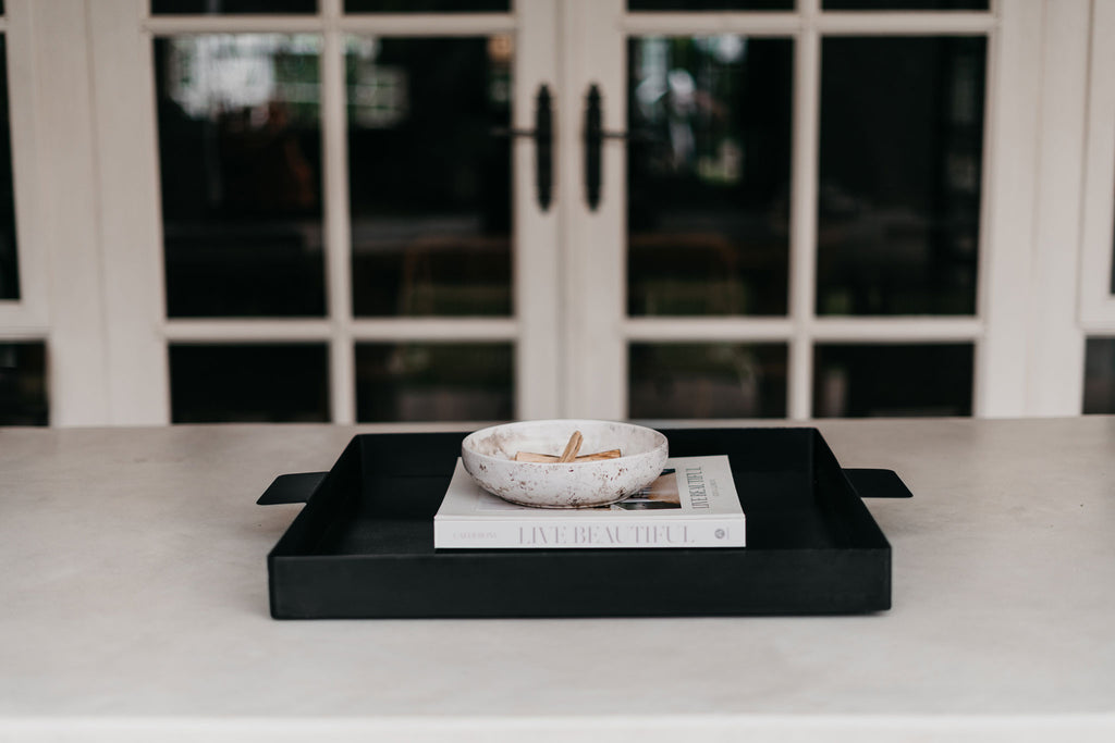 Steel tray for organisation