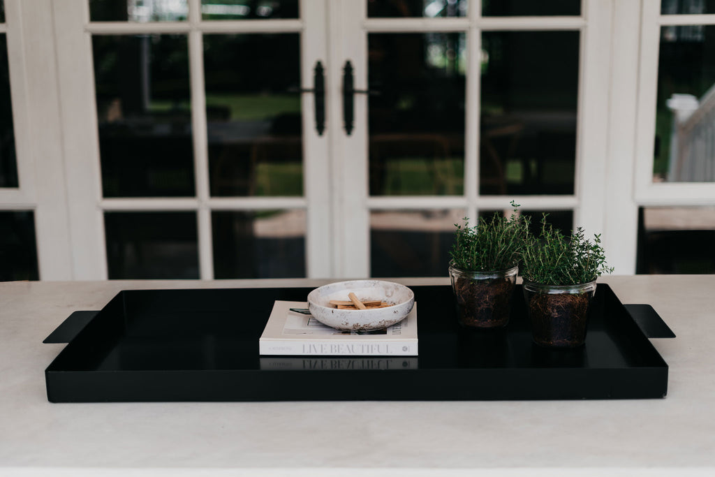 Steel tray for organisation