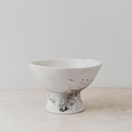 Ceramic clay-footed bowl