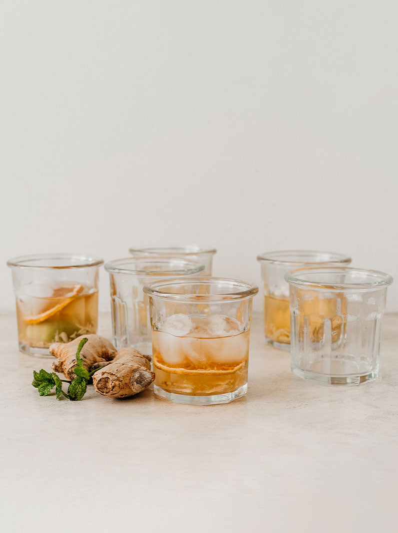Tropical tumbler glasses (set of 6)