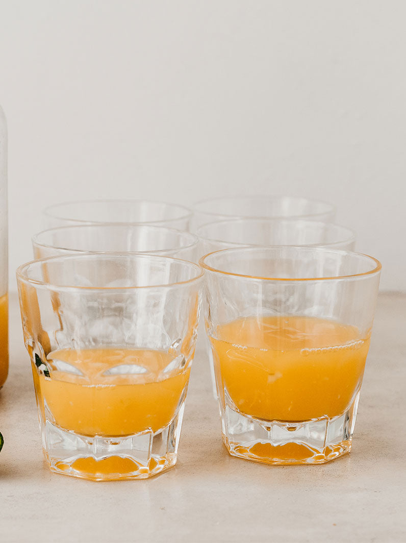 Glass Picardi tumblers (set of 6)